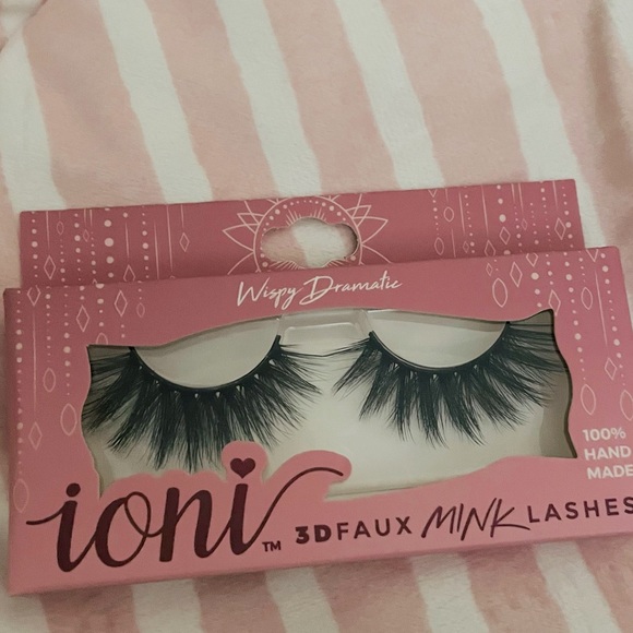 Ioni 3D Faux Mink Lashes “Wispy Dramatic” 100% Hand Made - Picture 2 of 2